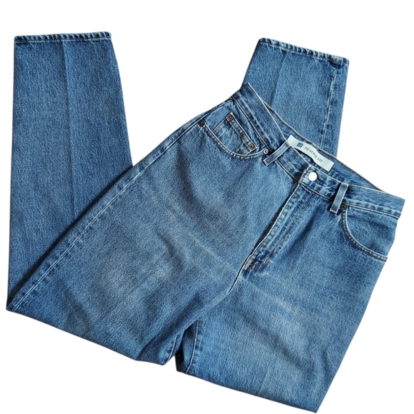 GAP Denim - GAP Reverse Fit High Waisted Tapered Leg Mom Jean